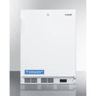 ADA Compliant Undercounter Medical All-Freezer, -25 C Operation, White, Front Lock, 32 Inch Height