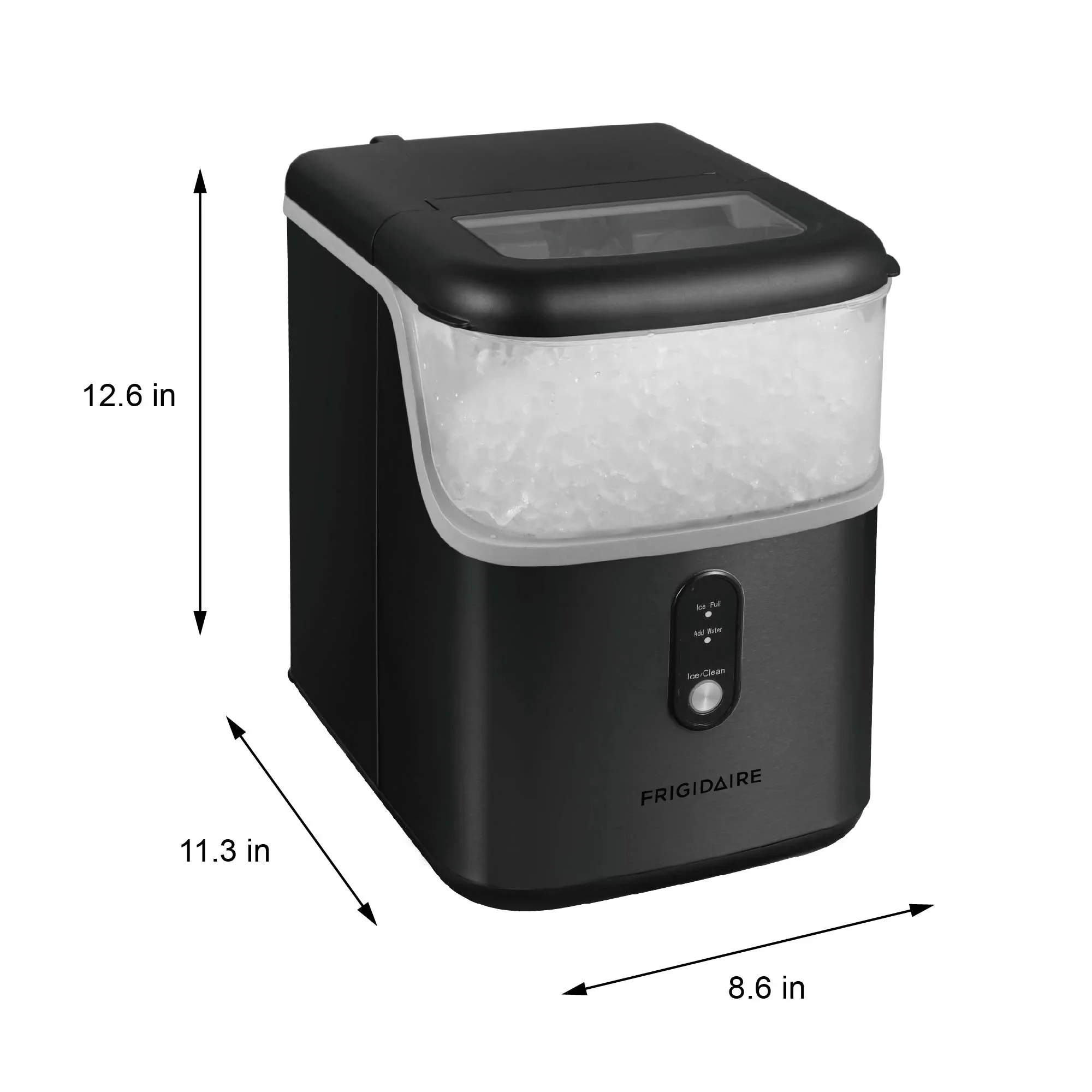 Frigidaire Nugget Ice Maker, 33 Lbs., Black Stainless Steel - EFIC228 - Image 3