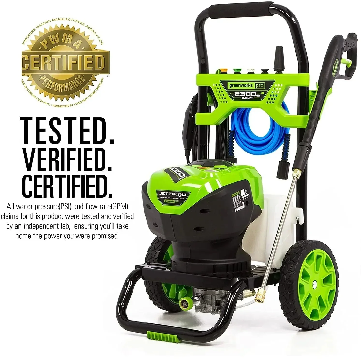 2300-PSI 14 Amp 2.3-GPM Brushless Pressure Washer - Image 3