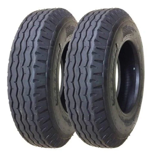Zeemax Heavy Duty Highway Trailer Tires 8-14.5 14PR Load Range G Set 2 - Image 2